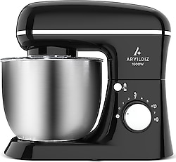 Aryıldız Power Chef 1500 W Siyah 5 lt Stand Mikser