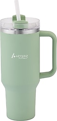 Aryıldız Protherm Flow Up Mint Yeşili 900 ml Çelik Termos Bardak