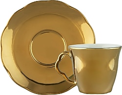 Aryıldız Stellar Gold 2 Kişilik Kahve Fincan Takımı