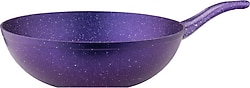 Arzu Çelik 28 cm Granit Wok Tava