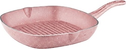 Arzu Pembe 28 cm Granit Izgara Tava