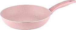 Arzu Çelik Tek Saplı Pembe 24 cm Granit Tava