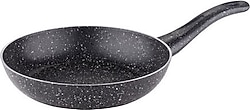 Arzu Çelik Tek Saplı Siyah 28 cm Granit Tava