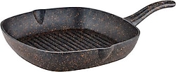 Arzu Siyah 28 cm Granit Izgara Tava
