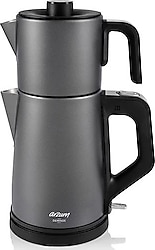 Arzum AR3130 Deminde Füme 1800 W Çelik Çay Makinesi