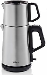 Arzum AR3149 Teacharm Inox 1800 W Çelik Çay Makinesi
