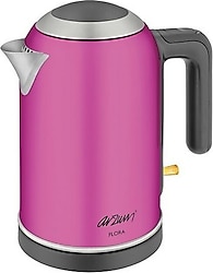 Arzum AR382 Flora 2000 W 1 lt Pembe Çelik Kettle