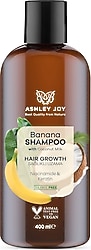 Ashley Joy Banana Yavaş Uzayan Saçlara Özel Tuzsuz Şampuan 400 ml