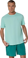 Asics Core 2011D221 Kısa Kollu Bisiklet Yaka Erkek Spor Tişört