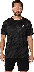 Asics Core All Over Print 2011D212 Kısa Kollu Bisiklet Yaka Erkek Tişört