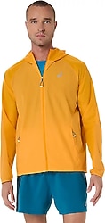 Asics Road Packable 2011D084-800 Kapüşonlu Sarı Erkek Yağmurluk