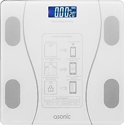 Asonic BS260 Beyaz Akıllı Dijital Baskül
