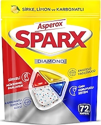 Asperox Sparx Bulaşık Makinesi Tableti 72'li