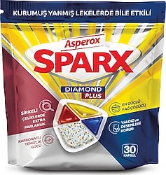 Asperox Sparx Diamond Plus Bulaşık Makinesi Tableti 30'lu