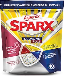 Asperox Sparx Diamond Plus Bulaşık Makinesi Tableti 40'lı