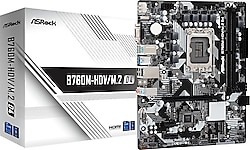 Asrock B760M-HDV/M.2 Intel LGA1700 DDR4 Micro ATX Anakart