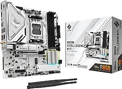 Asrock B850M Steel Legend Wi-Fi AMD AM5 DDR5 Micro ATX Anakart