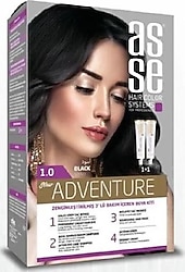 Asse Adventure 1.00 Siyah Saç Boyası