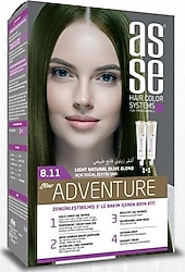 Asse Adventure 8.11 Açık Doğal Zeytin Sarı Saç Boyası