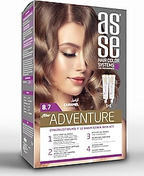 Asse Adventure 8.7 Karamel Saç Boyası