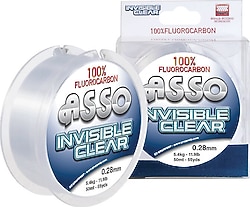 Asso Invisible 50 m 0.21 mm 3.4 kg Fluorocarbon Misina