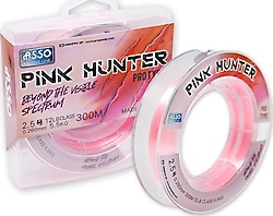 Asso Pink Hunter 300 m 0.26 mm 5.5 kg Fluorocarbon Misina