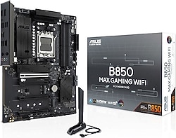 Asus B850 Max Gaming Wi-Fi AMD AM5 DDR5 ATX Anakart