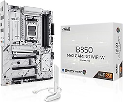 Asus B850 Max Gaming Wi-Fi W AMD AM5 DDR5 ATX Anakart