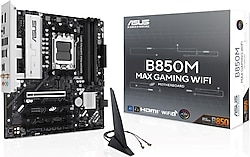 Asus B850M Max Gaming Wi-Fi AMD AM5 DDR5 Micro ATX Anakart