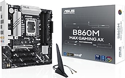 Asus B860M Max Gaming AX Wi-Fi Intel LGA1851 DDR5 Micro ATX Anakart