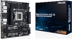 Asus Pro WS B850M-ACE SE AMD AM5 DDR5 Micro ATX Anakart