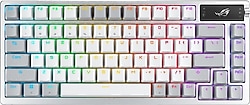 Asus ROG Azoth Beyaz RGB %75 TKL NX Switch Kablolu/Kablosuz Mekanik Oyuncu Klavyesi
