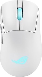 Asus ROG Keris II Origin Beyaz Şarjlı Makrolu Optik Kablolu/Kablosuz Oyuncu Mouse