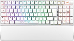 Asus ROG Strix Scope II 96 Wireless Beyaz RGB NX Snow Switch Kablolu/Kablosuz Mekanik Oyuncu Klavyesi