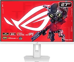 Asus ROG Strix XG27ACMES-W 27" 0.3 ms 2K Pivot IPS 255 Hz Oyuncu Monitörü