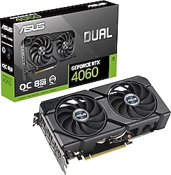 Asus RTX 4060 Dual Evo OC Edition DUAL-RTX4060-O8G-EVO 128 Bit GDDR6 8 GB Ekran Kartı