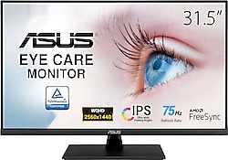 Asus VP32AQ 31.5" 5 ms 2K IPS 75 Hz Monitör