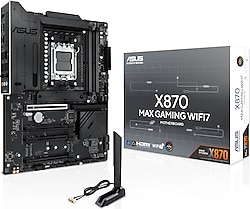 Asus X870 Max Gaming WIFI7 AMD AM5 DDR5 ATX Anakart