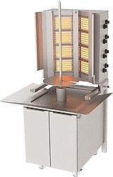 Atalay ADG-8DS 4+4 Radyanlı Gazlı Döner Makinesi