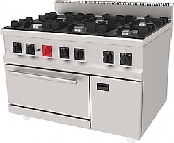 Atalay AGK-1290 Kuzine 6 Gözlü Gazlı Ocak