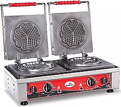 Atalay AWMC-2402 Çiftli Yonca Model Elektrikli Waffle Makinesi