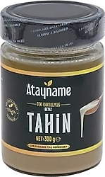 Atayname Beyaz Tek Kavrulmuş Tahin 300 gr