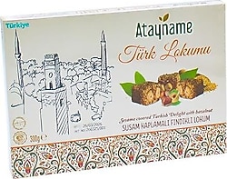 Atayname Susam Kaplamalı Fındıklı Lokum 300 gr