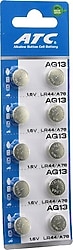 ATC AG13 LR44/A76 1.5V 10'lu Alkalin Düğme Pil