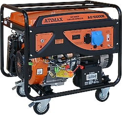 Atimax AG10000E 10 kVA İpli/Marşlı Benzinli Jeneratör