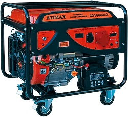 Atimax AG10000E3 10 kVA İpli/Marşlı Benzinli Jeneratör