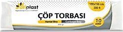 Atiplast Standart Hantal Boy Çöp Poşeti 10'lu