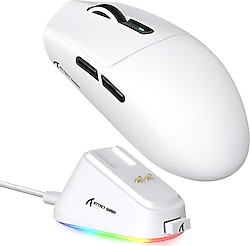 Attack Shark G3PRO Şarjlı Ergonomik Optik Kablolu/Kablosuz Oyuncu Mouse