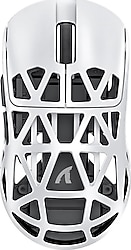 Attack Shark R2 Beyaz Şarjlı Ergonomik Optik Kablolu/Kablosuz Oyuncu Mouse
