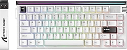 Attack Shark R85 HE Beyaz RGB %75 TKL Magnetic Switch Kablolu Mekanik Oyuncu Klavyesi